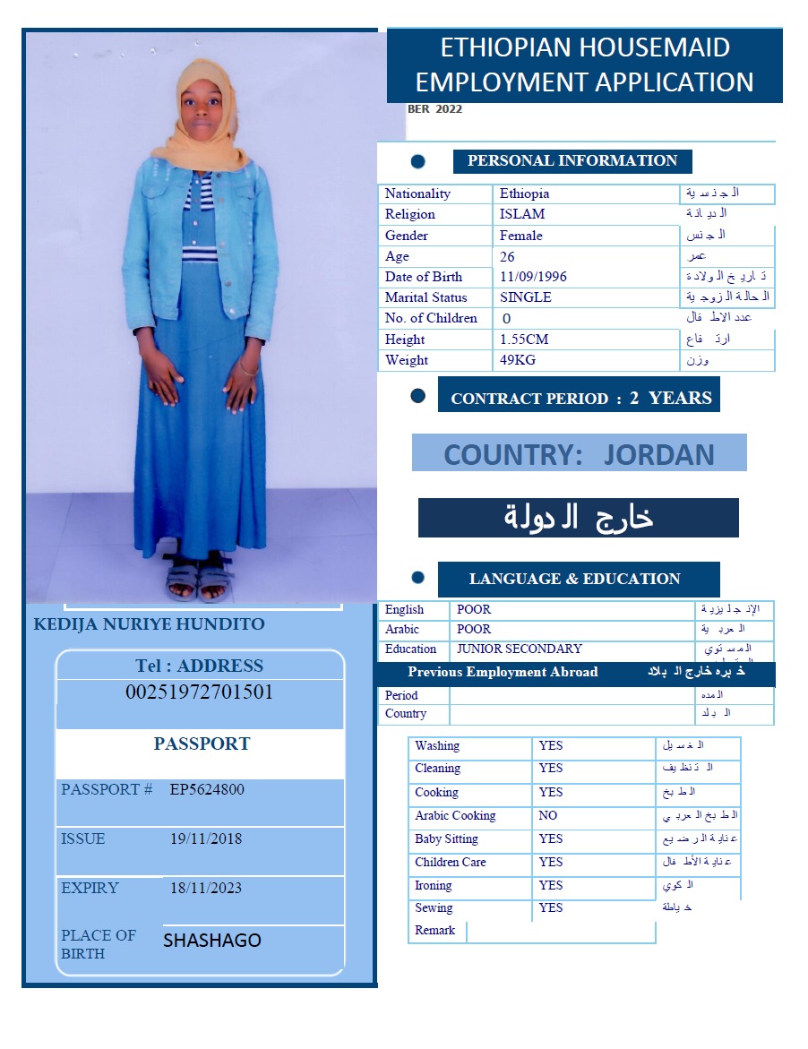 تكلفة استقدام الخادمات في الاردن